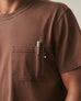 Men's Utility Pocket Tee - Chicory Coffee